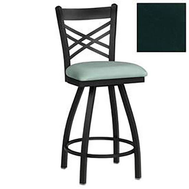 230BH S BK 011 SWIVEL BARSTOOL CRISS-CROSS BACK