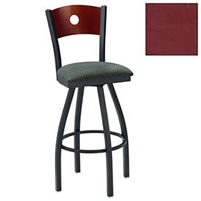 250BH S BK N 002 SWIVEL BAR STOOL NAT CIRCLE-BACK