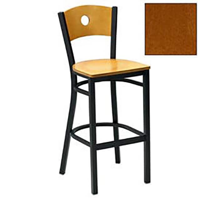 250BH BK CC BAR STOOL, CHERRY CIRCLE-BACK, 1