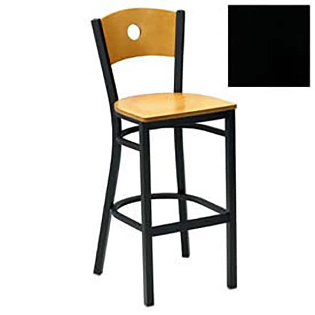 250BH BK C 1011 BAR STOOL, CHERRY CIRCLE-BACK, 1