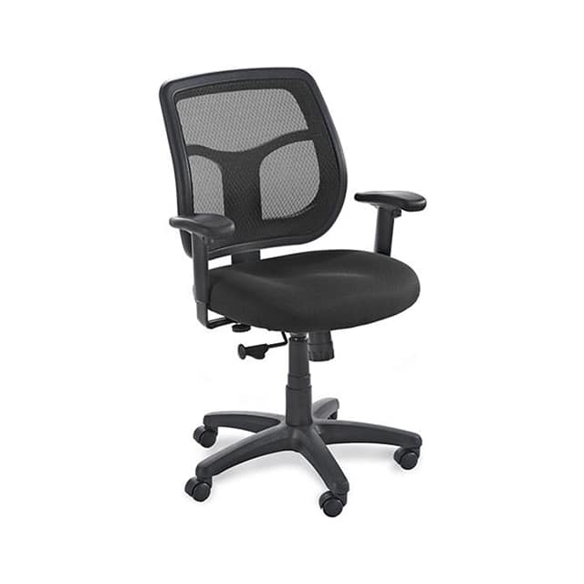 MT9400-BK MESH BACK TASK CHAIR, 18-21-1/2"