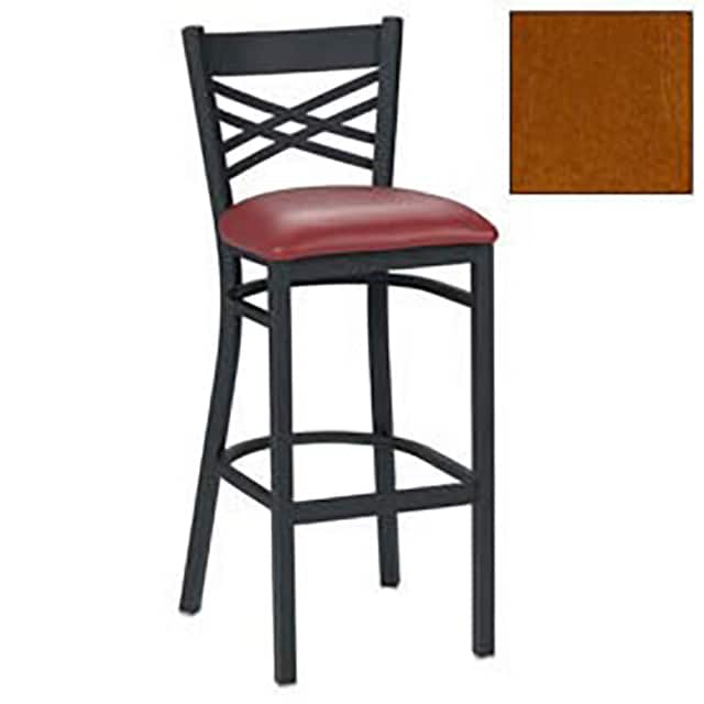 230BH BK C BAR STOOL W/CRISS-CROSS BACK,17-