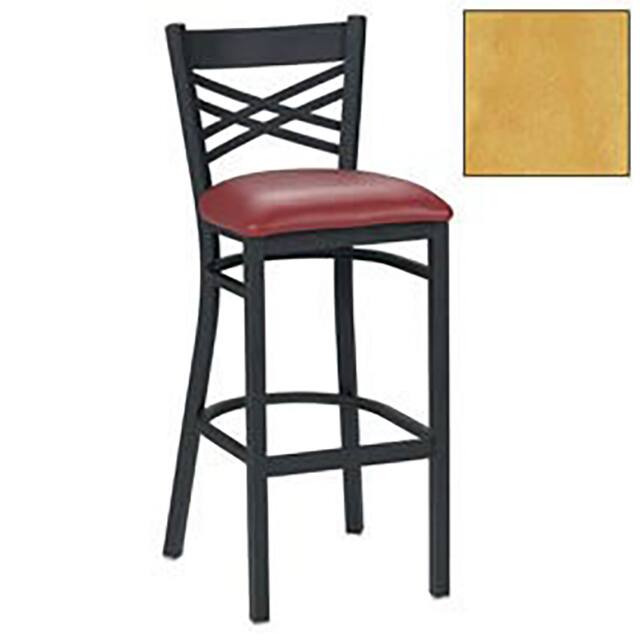 230BH BK N BAR STOOL W/CRISS-CROSS BACK,17-