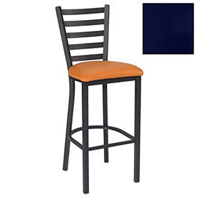 200BH BK 1061 BAR STOOL, 5 SLAT-BACK, 17-1/2"W