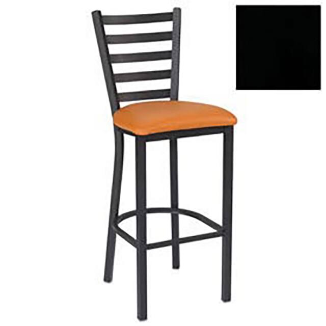 200BH BK 1011 BAR STOOL, 5 SLAT-BACK, 17-1/2"W