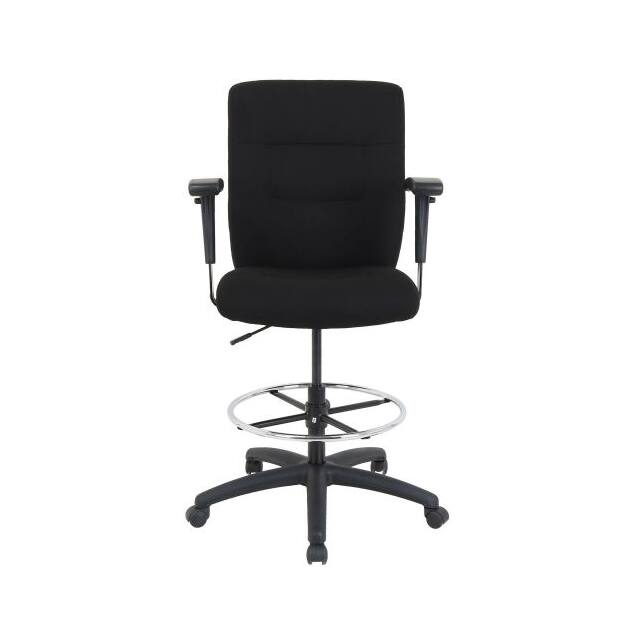 GF-81134H DRAFTING STOOL, FABRIC, BLACK, A
