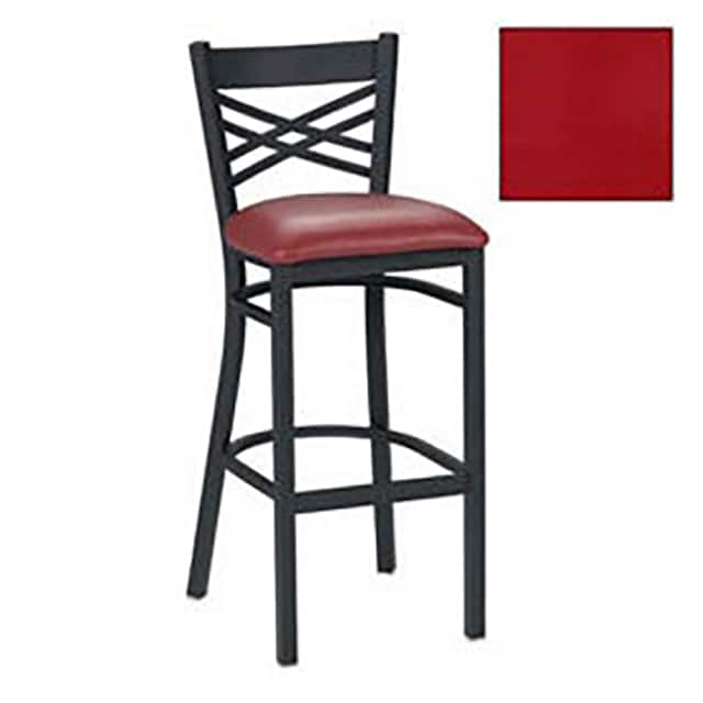 230BH BK 1041 BAR STOOL W/CRISS-CROSS BACK,17-