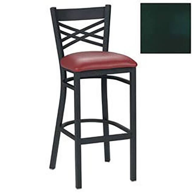 230BH BK 1031 BAR STOOL W/CRISS-CROSS BACK,17-