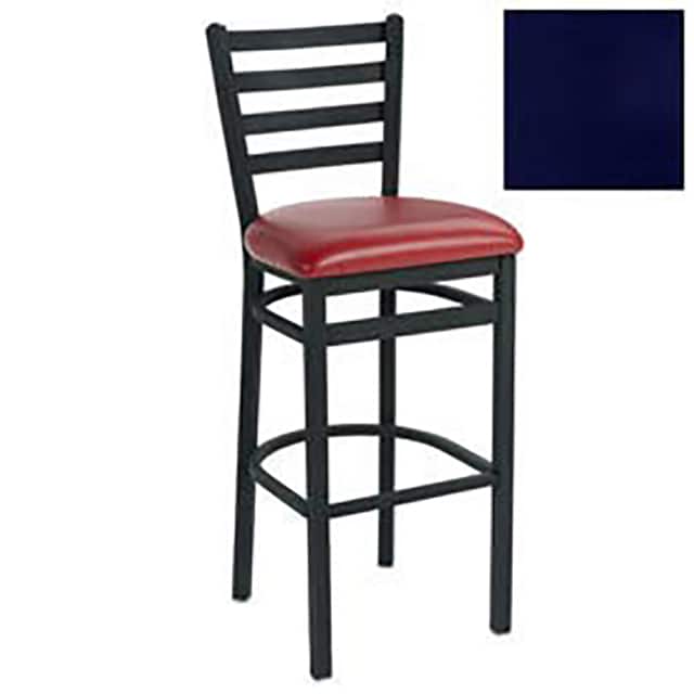 139BH BK 1061 BAR STOOL, 4 SLAT-BACK, 17-1/2"W