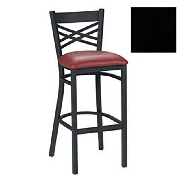 230BH BK 1011 BAR STOOL W/CRISS-CROSS BACK,17-