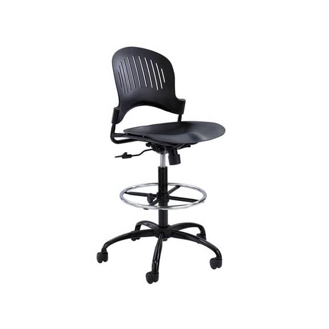 B651772 ZIPPI PLASTIC STOOL, BLACK