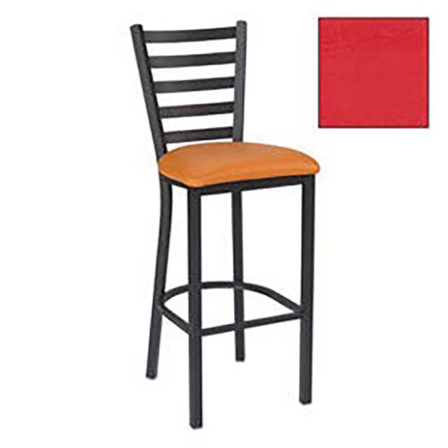 200BH BK 001 BAR STOOL, 5 SLAT-BACK, 17-1/2"W