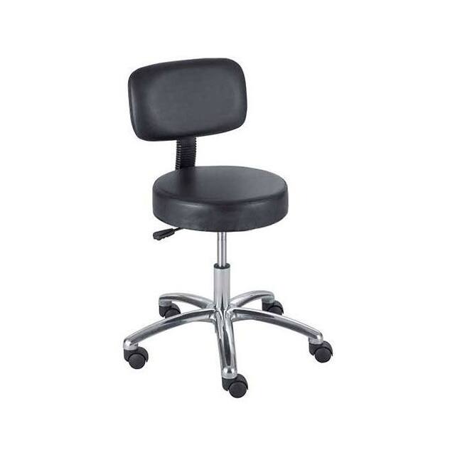 3430BL LAB STOOL W/BACK, PNEUMATIC LIFT