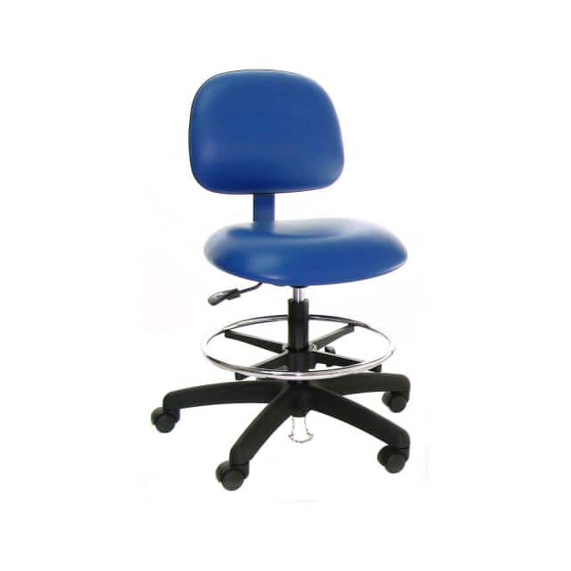 50-VCON-Burg-461 ESD-SAFE VINYL CLEAN ROOM STOOL