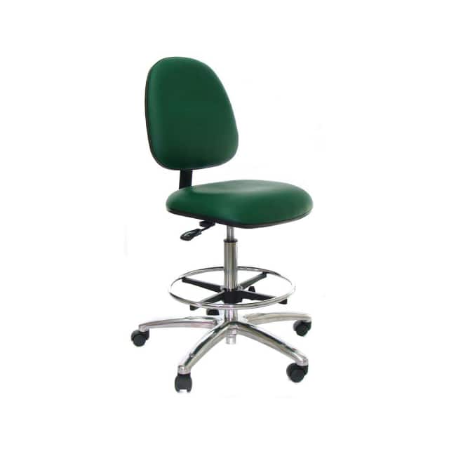 AM20S-V GREY-232 HEAVY DUTY MID BACK VINYL STOOL
