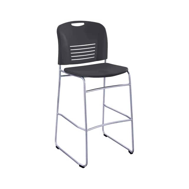 4295BL VY BISTRO SLED BASE, BLACK