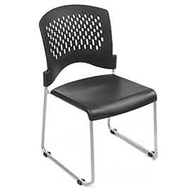 250606BK PLASTIC STACKABLE CHAIR, VENTILA