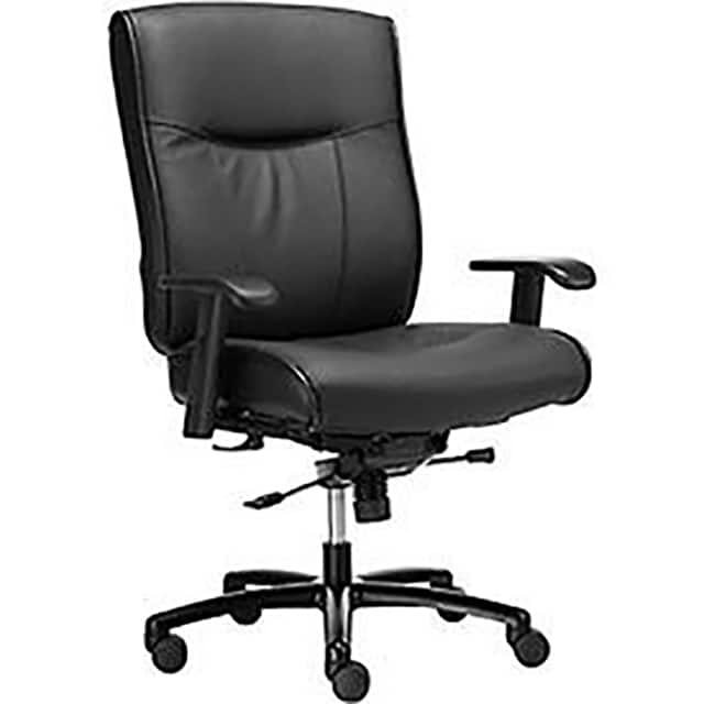 SB-02L BIG & TALL LEATHER CHAIR W/ADJUS