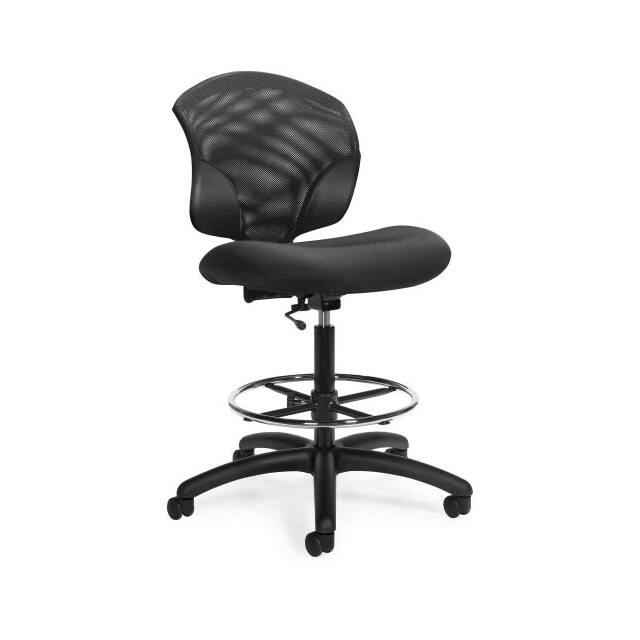 1924-6BK-550/JN02 TYE LOW BACK STOOL ARMLESS, MESH