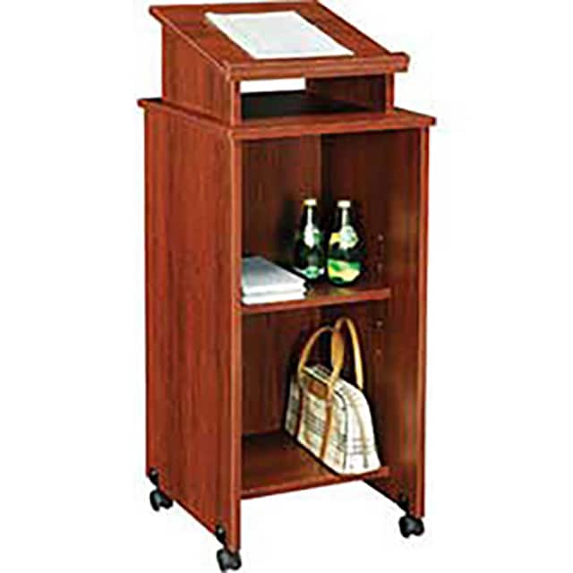 248630MH MOBILE LECTERN, MAHOGANY