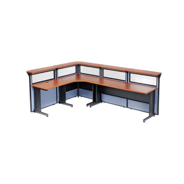 694920WCB 116"W X 80"D X 44"H L-SHAPED REC