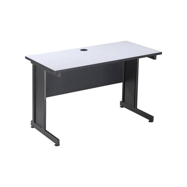 249012AGY 36"W DESK, GRAY FINISH TOP