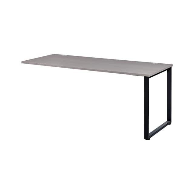 695623 OPEN PLAN RETURN DESK, GRAY TOP