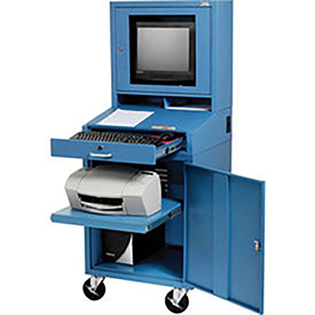 239115BL MOBILE SECURITY LCD COMPUTER CAB