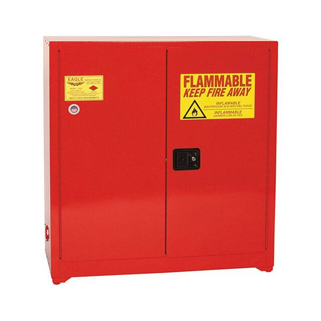 1976XRED WALL OR FLOOR-MOUNT FLAMMABLE LI