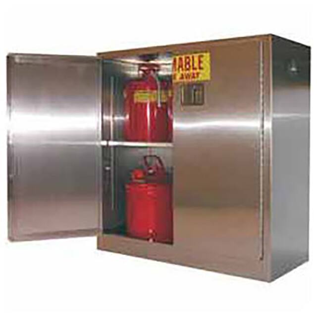 A130-SS 30-GAL. 43"W MANUAL CLOSE, FLAMM