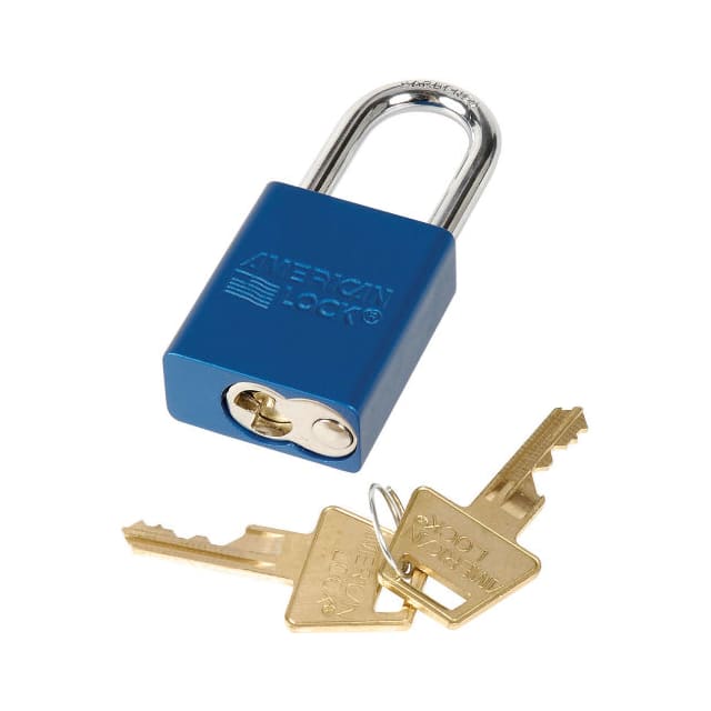 A1106BLU NO. RECTANGULAR PADLOCK, SOLID A