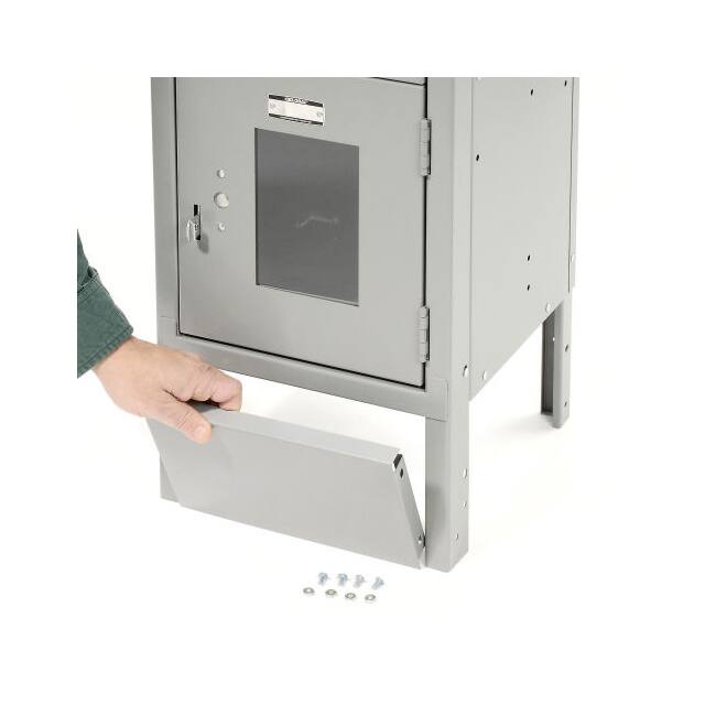 652081GY FRONT BASE FOR 15"WX6"H LOCKER