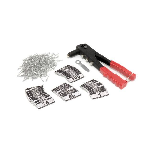 652095 LOCKER NUMBER PLATE KIT W/RIVET