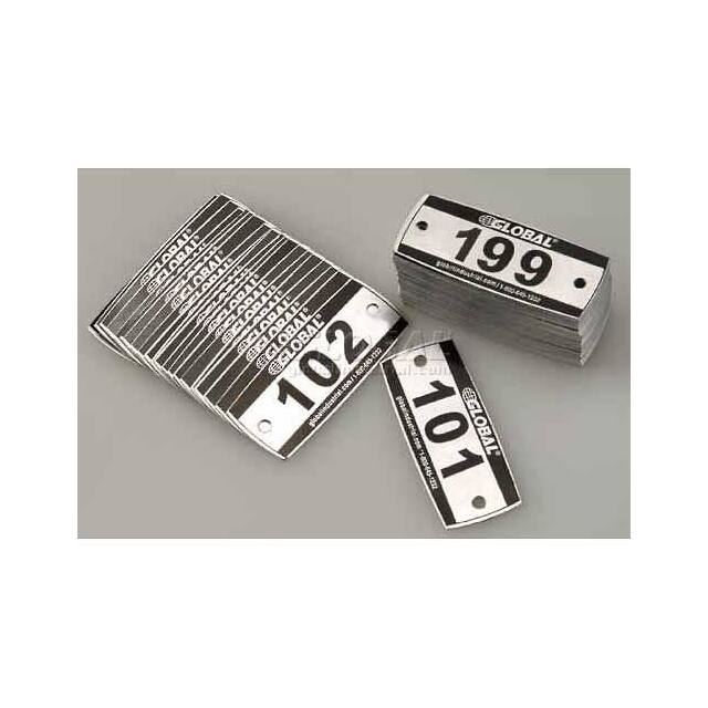 652717 LOCKER NUMBER PLATE KIT, NUMBERE