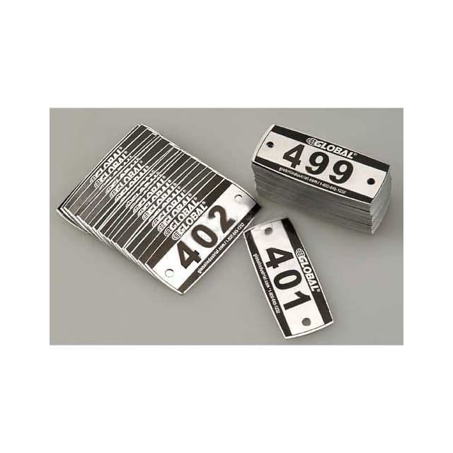 652718 LOCKER NUMBER PLATE KIT, PKG OF