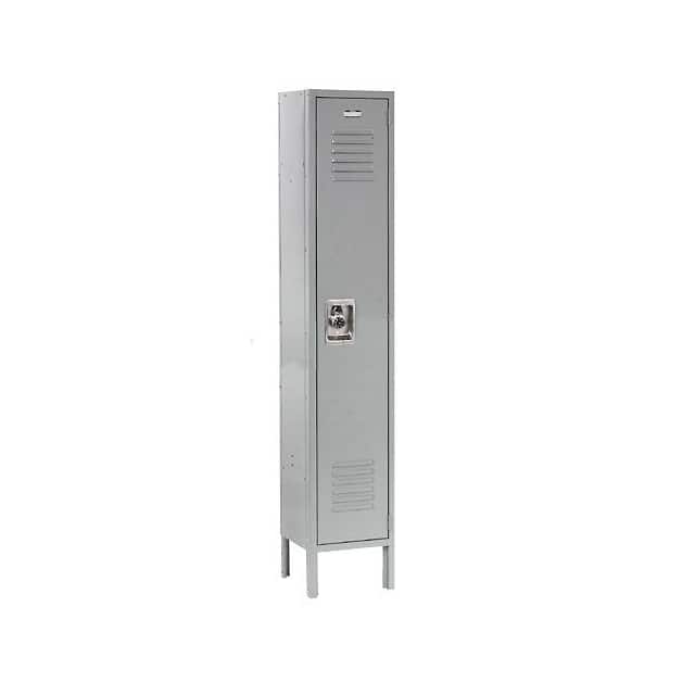 254109GY SINGLE TIER LOCKER, 12X12X60 1 D