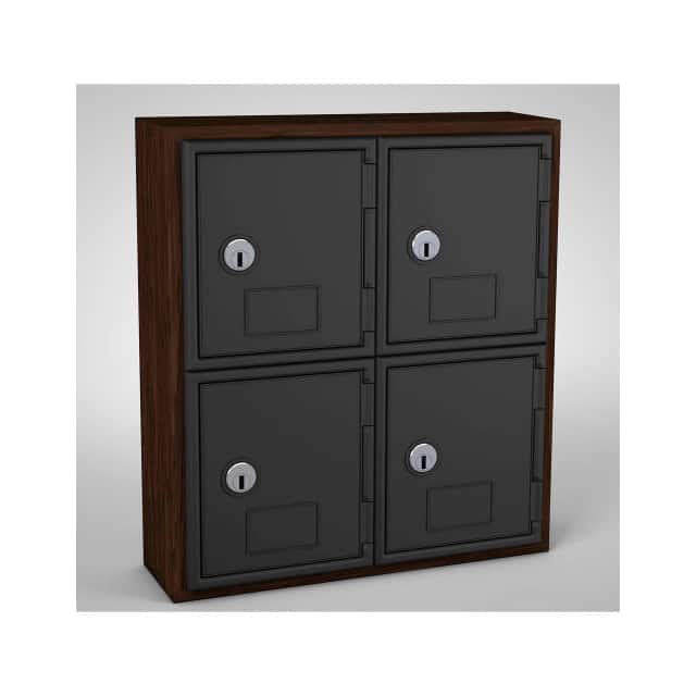 UVQ1030 CELL PHONE LOCKER, 4 DOOR, 12X4X