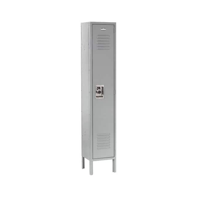 254111GY SINGLE TIER LOCKER, 12X15X60, 1