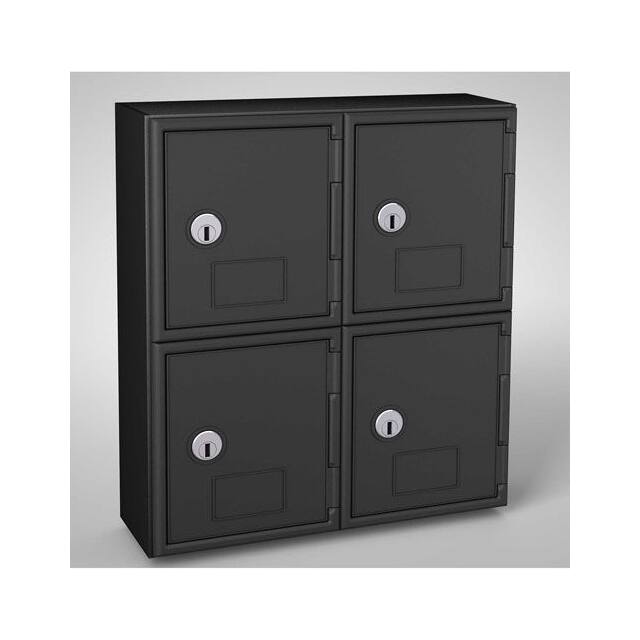 UVQ1046 CELL PHONE LOCKER, 4 DOOR, 11X4X