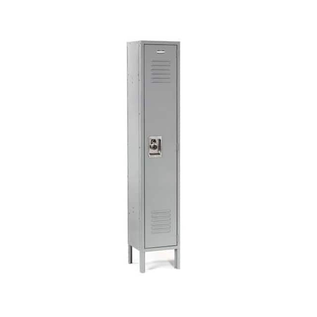 254119GY SINGLE TIER LOCKER, 12X18X72, 1