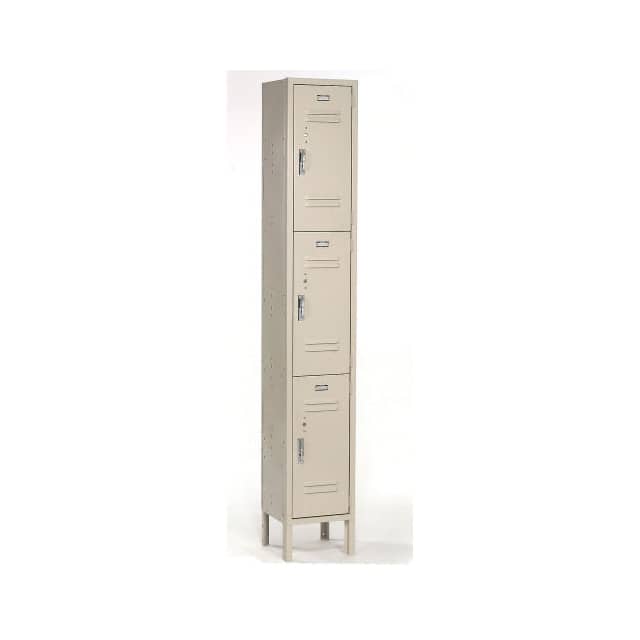 238230TN 3 TIER LOCKER, 12 X 15 X 24, 3 D
