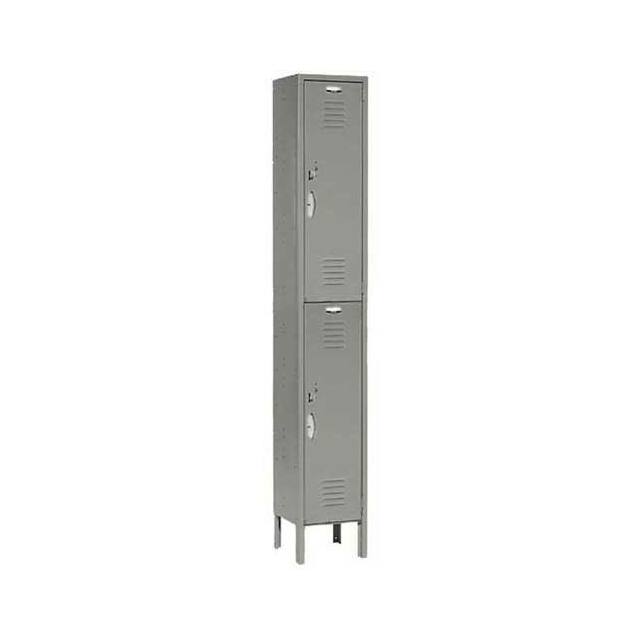 652046GY DOUBLE TIER LOCKER, 12X15X36, 2