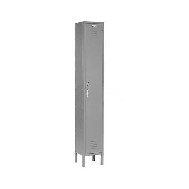 652038GY SINGLE TIER LOCKER, 12X15X72, 1