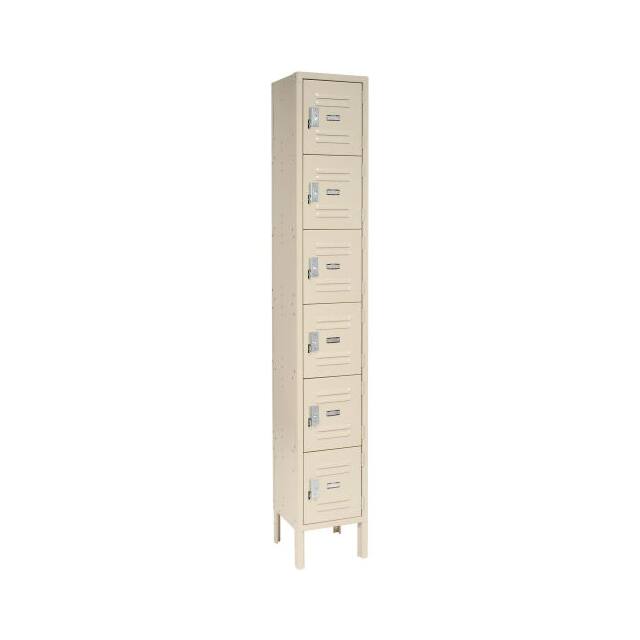 652054TN SIX TIER LOCKER, 12X12X12, 6 DOO