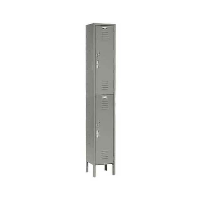 652048GY DOUBLE TIER LOCKER, 12X18X36, 2
