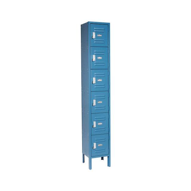 269690BL SIX TIER LOCKER, 12X18X12, 6 DOO
