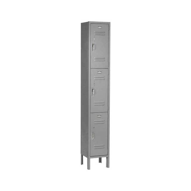 238230GY 3 TIER LOCKER, 12 X 15 X 24, 3 D