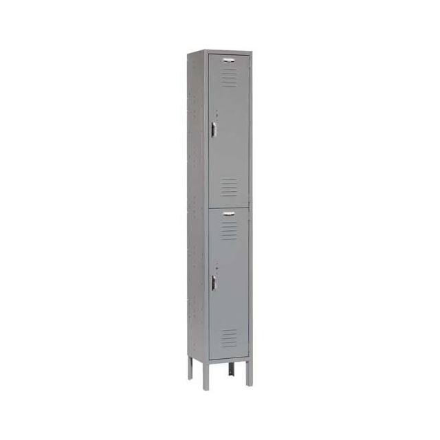 652078GY DOUBLE TIER LOCKER, 12X18X36, 2