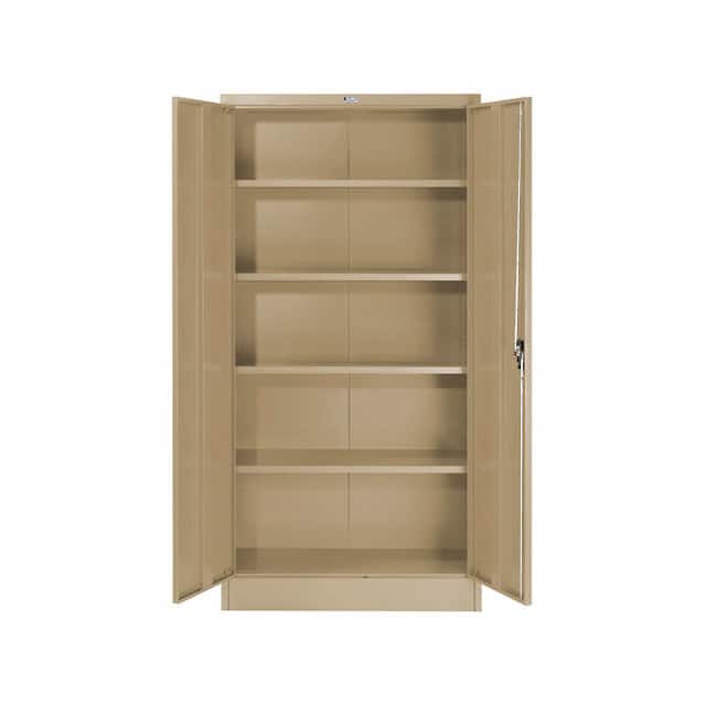 DCR-2K-TAN UNASSEMBLED STEEL STORAGE CABINE