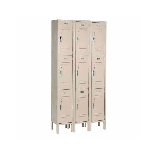 238231TN 3 TIER LOCKER, 12 X 15 X 24, 9 D